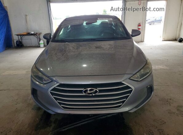 5NPD84LF9HH159468 2017 HYUNDAI ELANTRA Gray Vista frontal