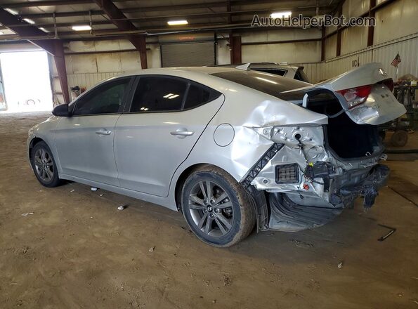 5NPD84LF9JH221652 2018 HYUNDAI ELANTRA Silver უკანა მარცხენა
