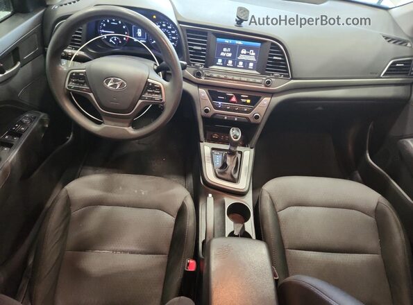 5NPD84LF9JH227578 2018 HYUNDAI ELANTRA Silver წინა პანელის ხედი