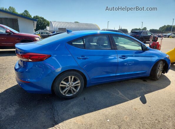 5NPD84LF9JH234580 2018 HYUNDAI ELANTRA Blue Rear right