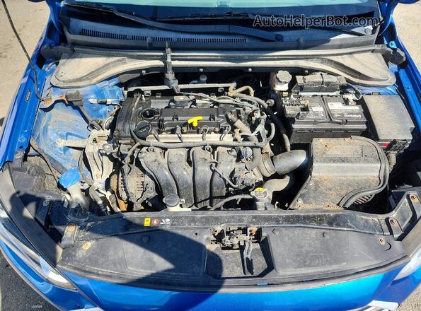 5NPD84LF9JH234580 2018 HYUNDAI ELANTRA Blue Rear interior view