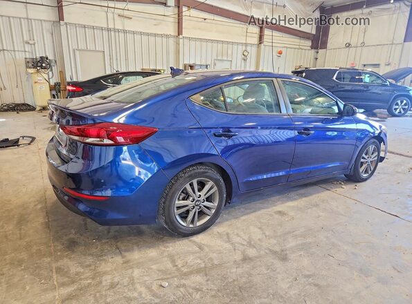 5NPD84LF9JH238290 2018 HYUNDAI ELANTRA Blue Задня права чверть