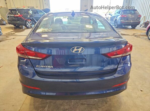5NPD84LF9JH238290 2018 HYUNDAI ELANTRA Blue Вид ззаду