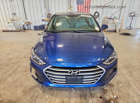 5NPD84LF9JH238290 2018 HYUNDAI ELANTRA Blue Вид спереду