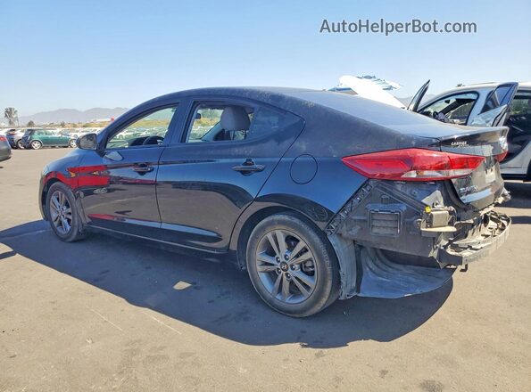 5NPD84LF9JH259298 2018 HYUNDAI ELANTRA Black Задня ліва чверть
