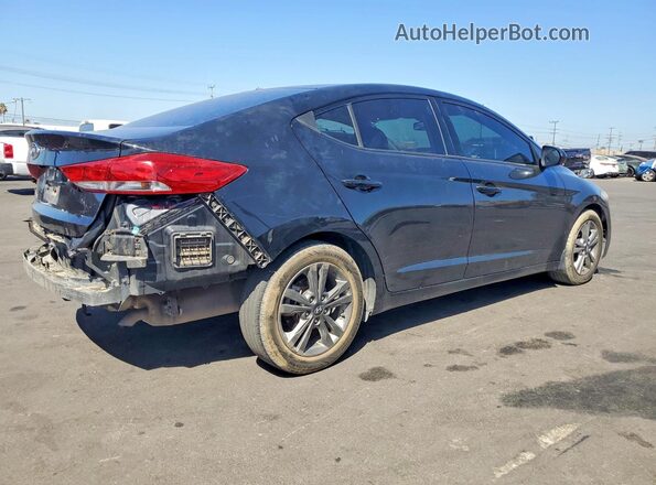 5NPD84LF9JH259298 2018 HYUNDAI ELANTRA Black Задня права чверть