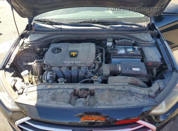 5NPD84LF9JH259298 2018 HYUNDAI ELANTRA Black Вид задньої частини салону