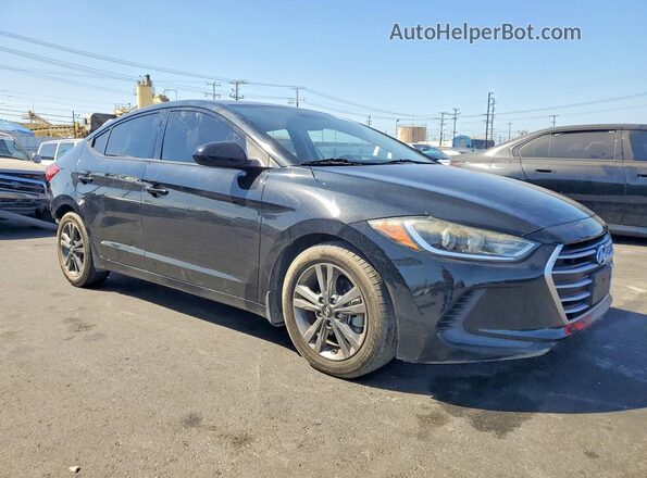 5NPD84LF9JH259298 2018 HYUNDAI ELANTRA Black Передня права чверть