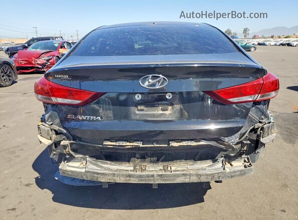 5NPD84LF9JH259298 2018 HYUNDAI ELANTRA Black Вид ззаду