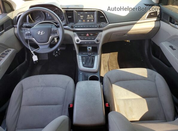 5NPD84LF9JH259298 2018 HYUNDAI ELANTRA Black Вид панелі приладів