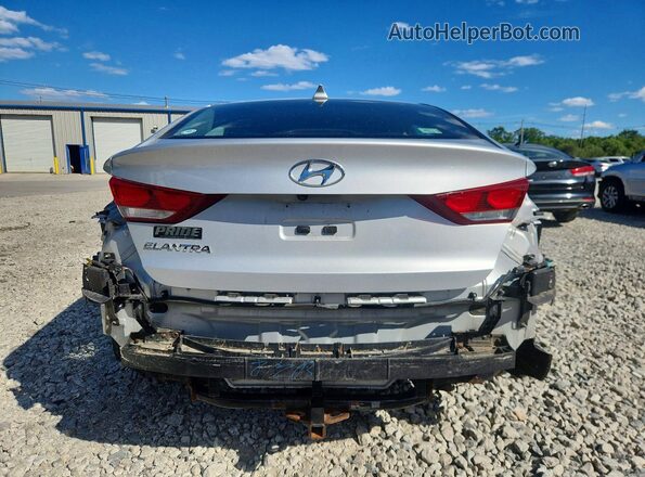 5NPD84LF9JH259656 2018 HYUNDAI ELANTRA Silver Rear view