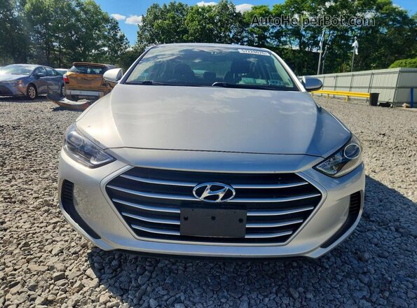 5NPD84LF9JH259656 2018 HYUNDAI ELANTRA Silver Front view