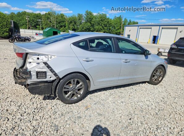 5NPD84LF9JH259656 2018 HYUNDAI ELANTRA Silver Rear right