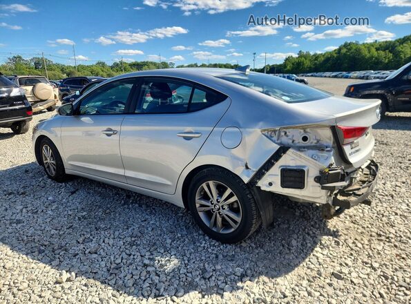 5NPD84LF9JH259656 2018 HYUNDAI ELANTRA Silver Rear left