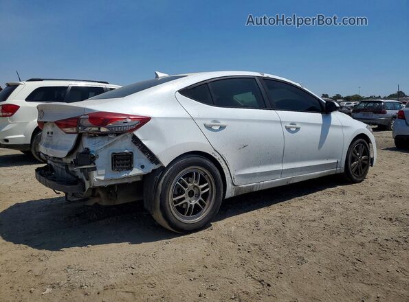 5NPD84LF9JH269488 2018 HYUNDAI ELANTRA White უკანა მარჯვენა