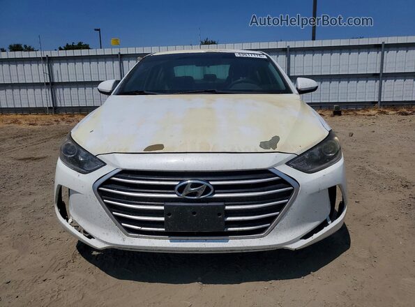 5NPD84LF9JH269488 2018 HYUNDAI ELANTRA White წინა ხედი