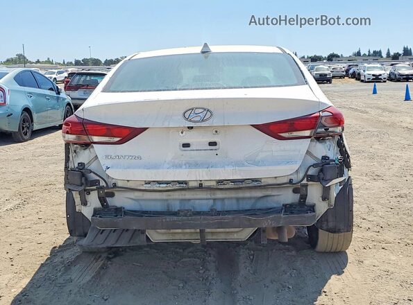 5NPD84LF9JH269488 2018 HYUNDAI ELANTRA White უკანა ხედი