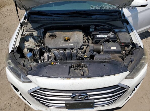 5NPD84LF9JH269488 2018 HYUNDAI ELANTRA White უკანა სალონის ხედი