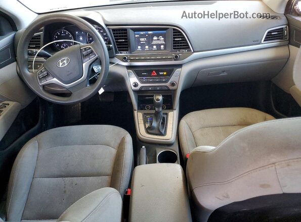 5NPD84LF9JH276389 2018 HYUNDAI ELANTRA Silver Dashboard view