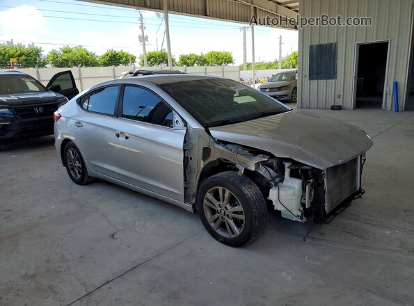 5NPD84LF9JH276389 2018 HYUNDAI ELANTRA Silver Front right