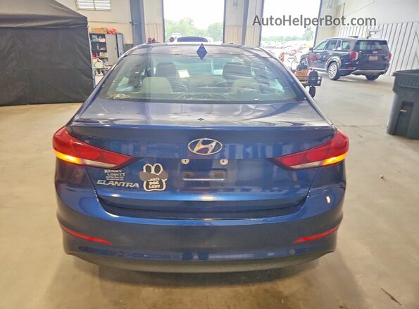 5NPD84LF9JH279650 2018 HYUNDAI ELANTRA Blue Հետևի տեսք