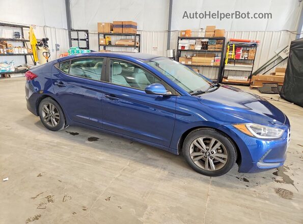 5NPD84LF9JH279650 2018 HYUNDAI ELANTRA Blue Առջևի աջ