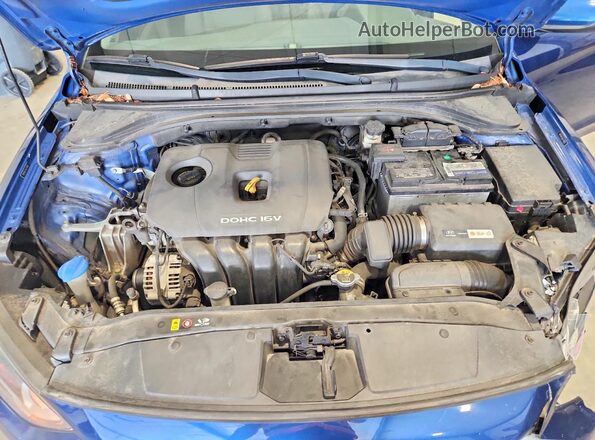 5NPD84LF9JH279650 2018 HYUNDAI ELANTRA Blue Սալոնի հետևի տեսք