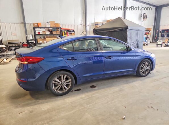 5NPD84LF9JH279650 2018 HYUNDAI ELANTRA Blue Հետևի աջ