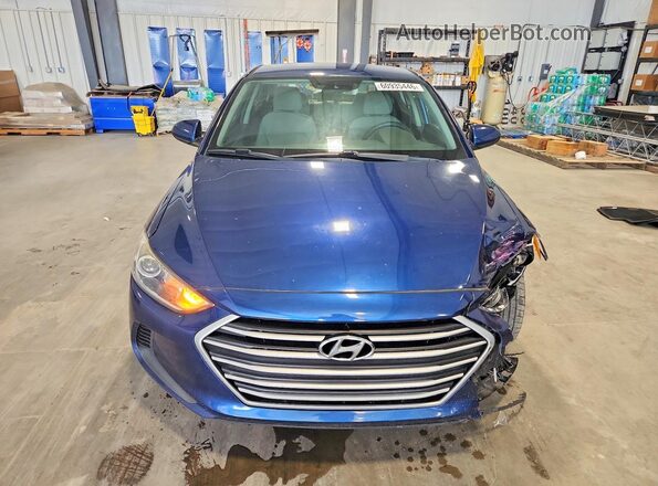 5NPD84LF9JH279650 2018 HYUNDAI ELANTRA Blue Դիմացի տեսք