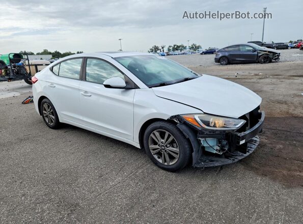 5NPD84LF9JH280670 2018 HYUNDAI ELANTRA White წინა მარჯვენა