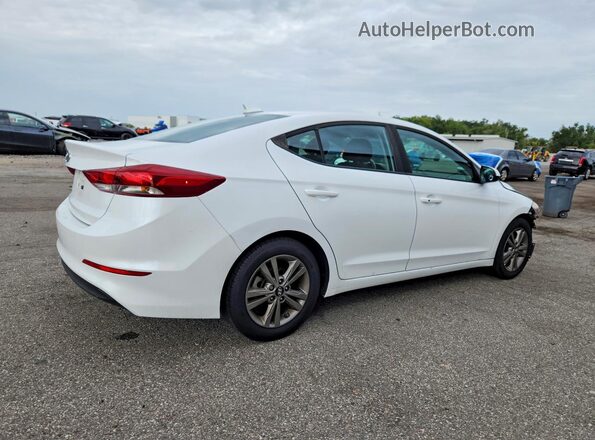 5NPD84LF9JH280670 2018 HYUNDAI ELANTRA White უკანა მარჯვენა