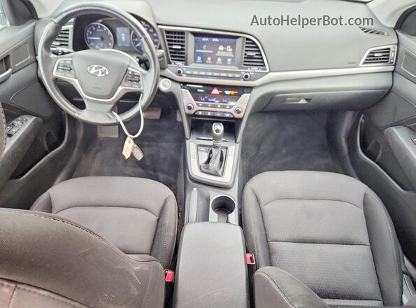 5NPD84LF9JH280670 2018 HYUNDAI ELANTRA White წინა პანელის ხედი