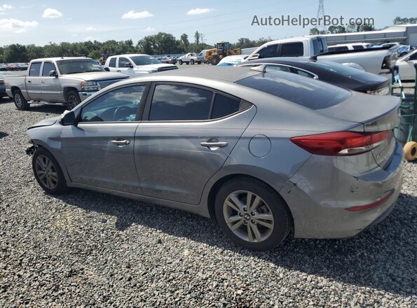 5NPD84LF9JH281852 2018 HYUNDAI ELANTRA Gray Rear left