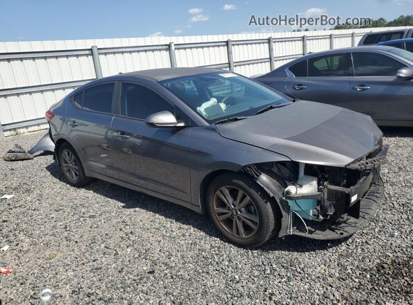 5NPD84LF9JH281852 2018 HYUNDAI ELANTRA Gray Front right