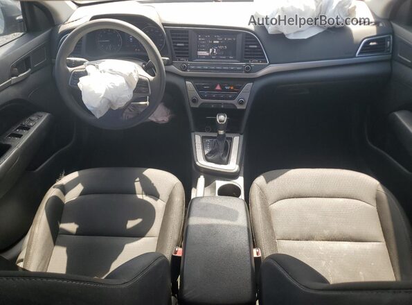 5NPD84LF9JH281852 2018 HYUNDAI ELANTRA Gray Dashboard view