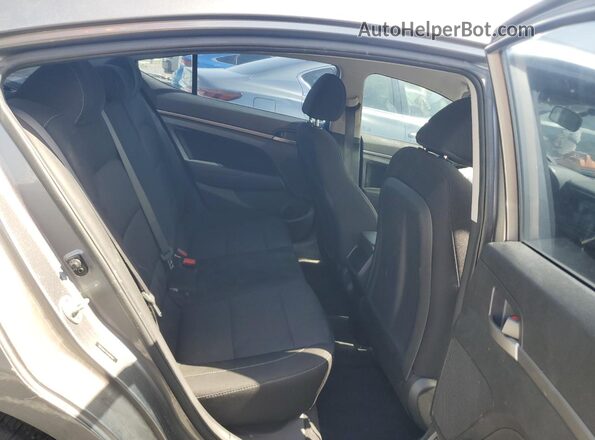 5NPD84LF9JH281852 2018 HYUNDAI ELANTRA Gray Rear seats view