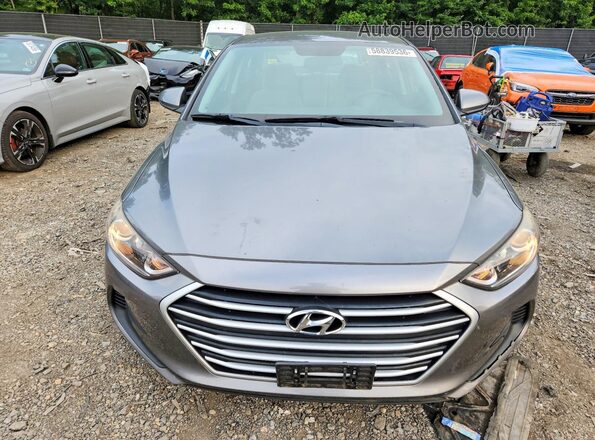 5NPD84LF9JH283861 2018 HYUNDAI ELANTRA Gray Вид спереду