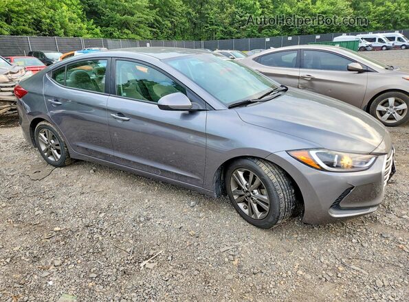 5NPD84LF9JH283861 2018 HYUNDAI ELANTRA Gray Передня права чверть