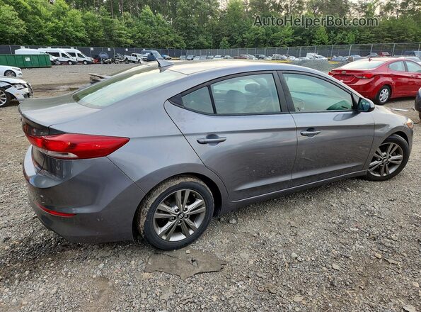 5NPD84LF9JH283861 2018 HYUNDAI ELANTRA Gray Задня права чверть