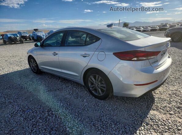 5NPD84LF9JH296545 2018 HYUNDAI ELANTRA Silver Trasero izquierdo