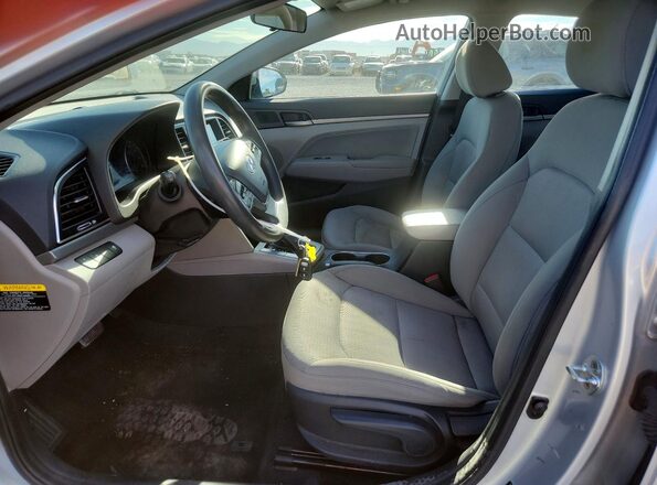 5NPD84LF9JH296545 2018 HYUNDAI ELANTRA Silver Vista interior delantera
