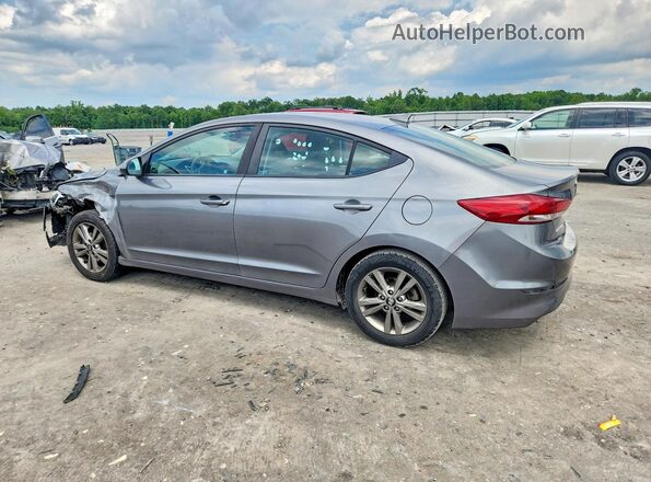 5NPD84LF9JH300495 2018 HYUNDAI ELANTRA Gray უკანა მარცხენა