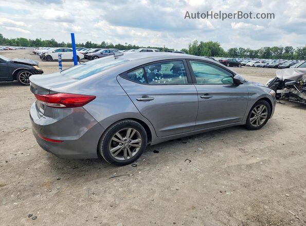 5NPD84LF9JH300495 2018 HYUNDAI ELANTRA Gray უკანა მარჯვენა