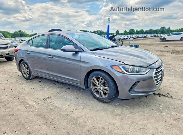 5NPD84LF9JH300495 2018 HYUNDAI ELANTRA Gray წინა მარჯვენა