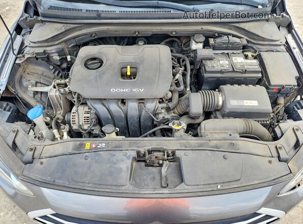 5NPD84LF9JH300495 2018 HYUNDAI ELANTRA Gray უკანა სალონის ხედი