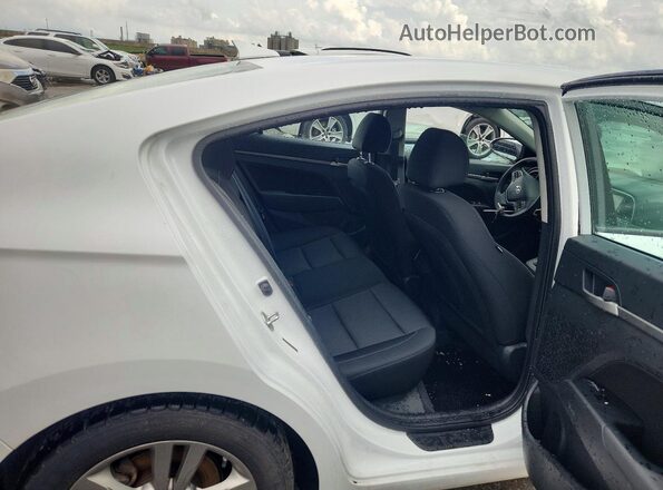 5NPD84LF9JH302845 2018 HYUNDAI ELANTRA White Rear seats view