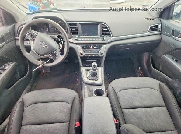 5NPD84LF9JH302845 2018 HYUNDAI ELANTRA White Dashboard view