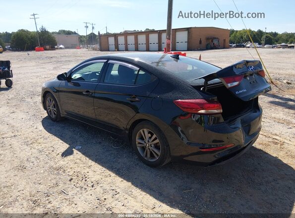 5NPD84LF9JH308466 2018 HYUNDAI ELANTRA Black Rear left