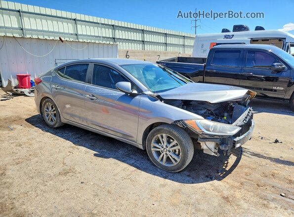 5NPD84LF9JH317300 2018 HYUNDAI ELANTRA Gray Przód prawy