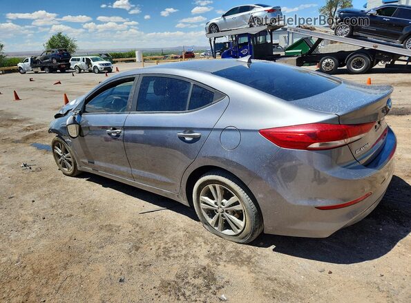 5NPD84LF9JH317300 2018 HYUNDAI ELANTRA Gray Tył lewy